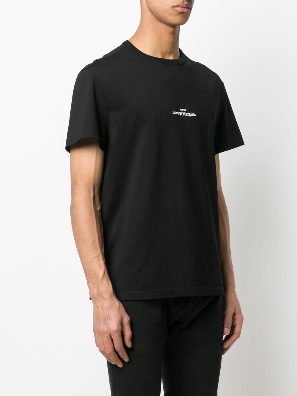 distorted-logo cotton T-shirt Product Image
