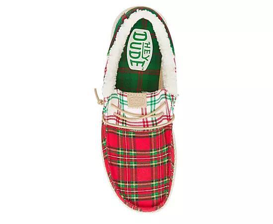 Heydude Mens Wally Tri Plaid Slip On Sneaker Product Image
