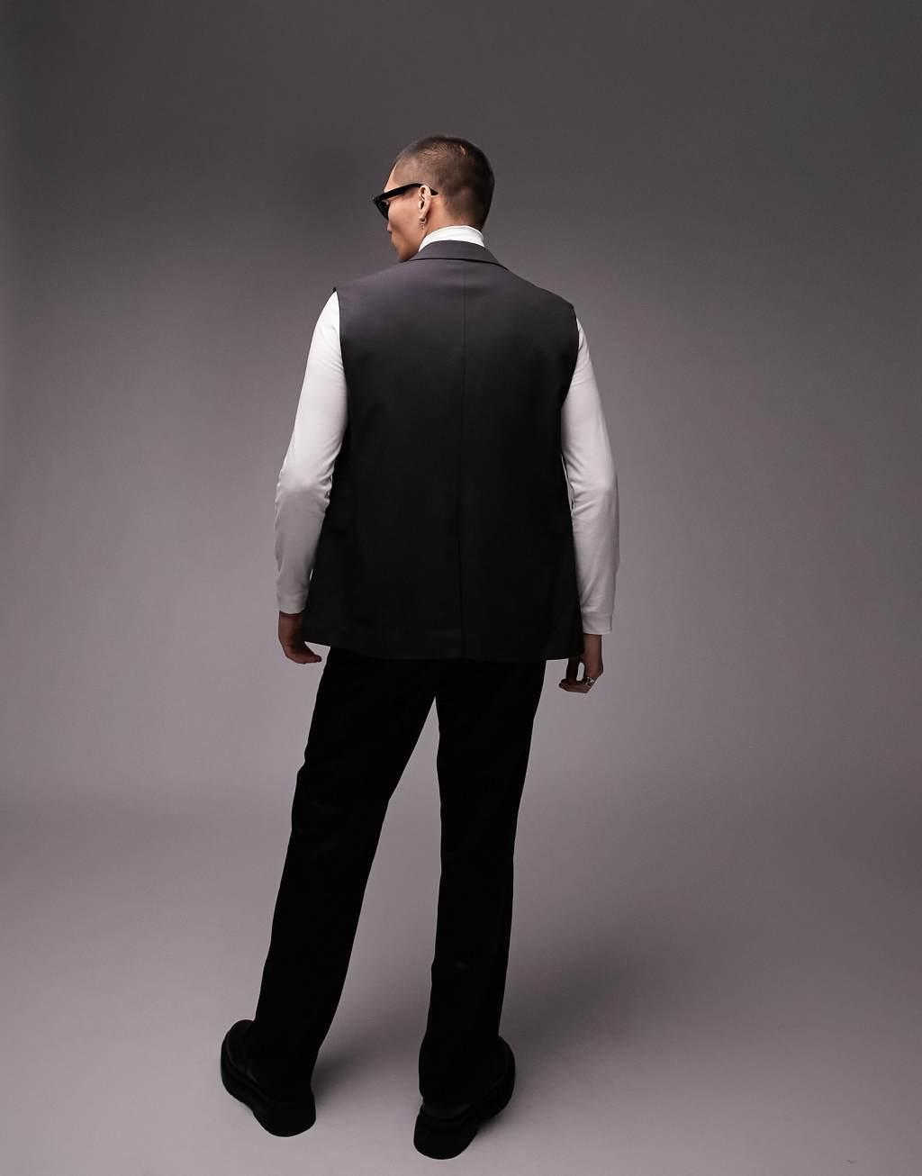 Topman sleeveless blazer Product Image