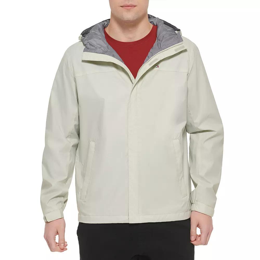Big & Tall Tommy Hilfiger Hooded Rain Jacket, Men's, Size: 4XB, Green Product Image