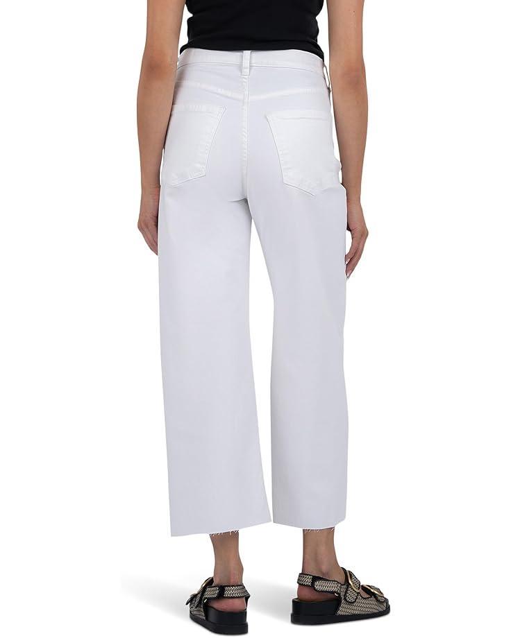 Meg High-Rise Fab Ab Wide Leg Raw Hem in Milestone Product Image