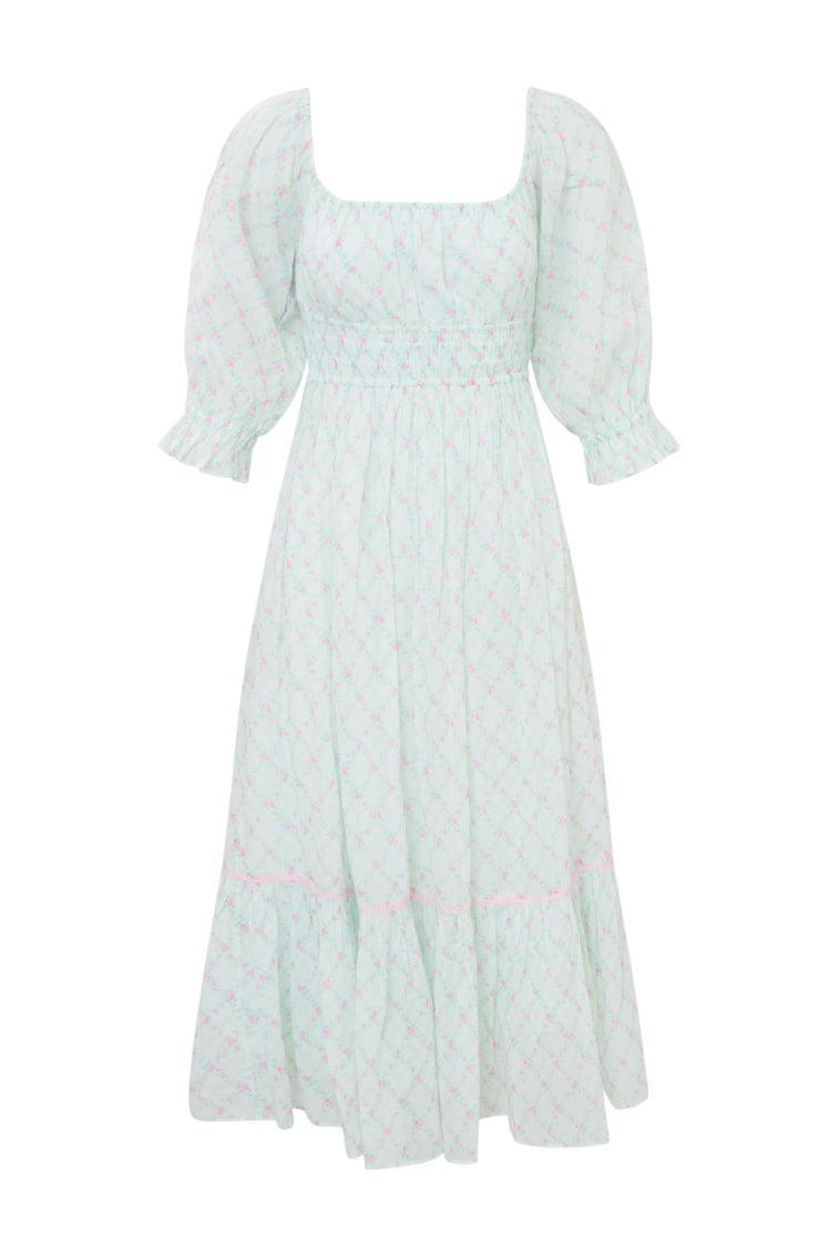 Dobrianna Re-Edition Cotton Maxi Dress Product Image