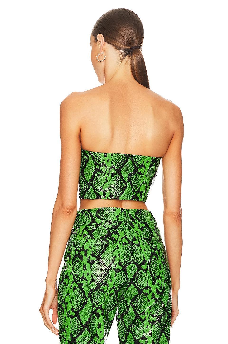 Twister Faux Leather Top Product Image