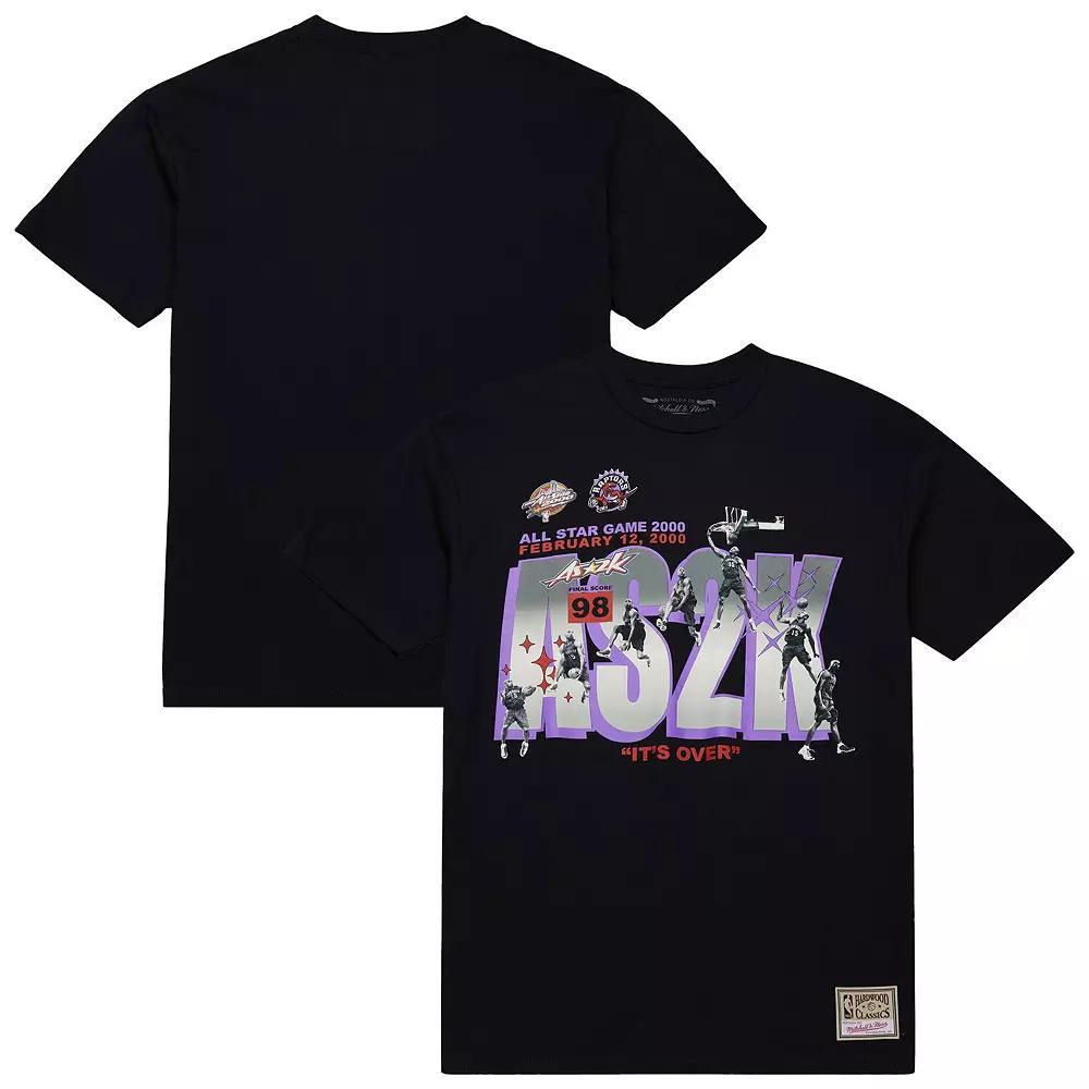 Men's Mitchell & Ness Vince Carter Black Toronto Raptors 2000 All-Star Game It's Over T-Shirt, Size: Medium, Rpt Black Product Image