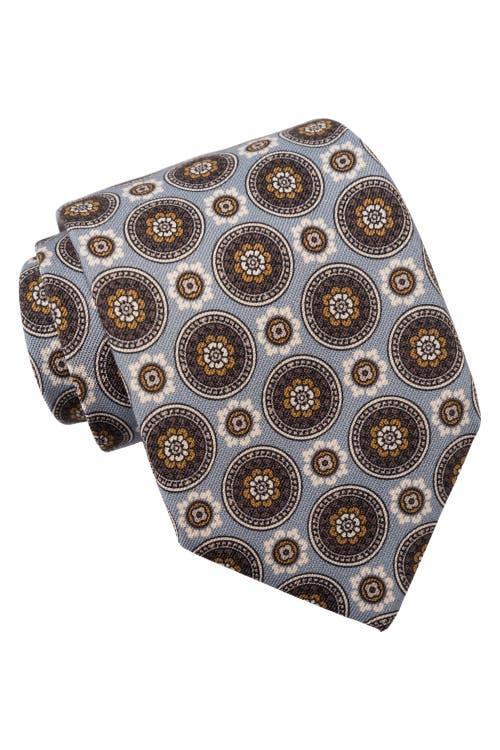 Elizabetta La Vigna - Extra Long Printed Silk Tie for Men in Navy at Nordstrom Product Image