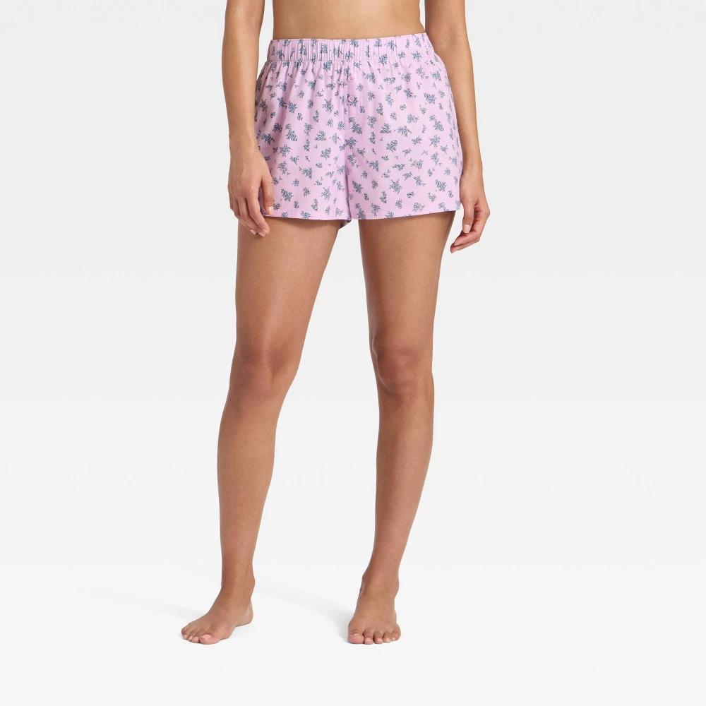 Women's Boxer Pajama Shorts - Wild Fable™ Product Image