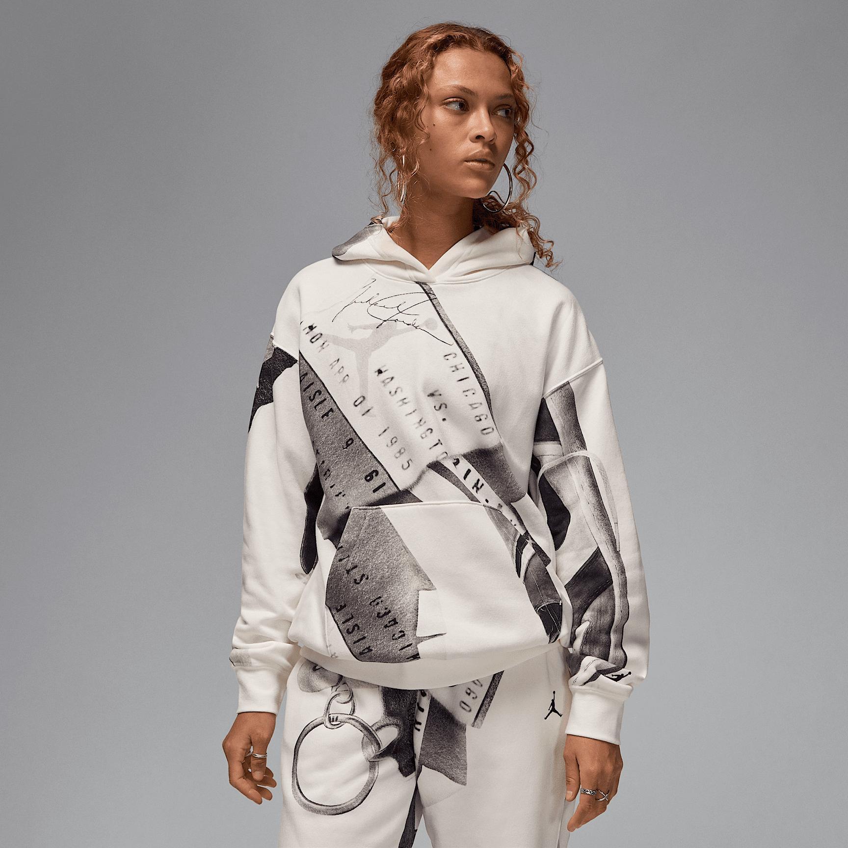 Jordan Brooklyn Fleece Women's Printed Pullover Hoodie Product Image