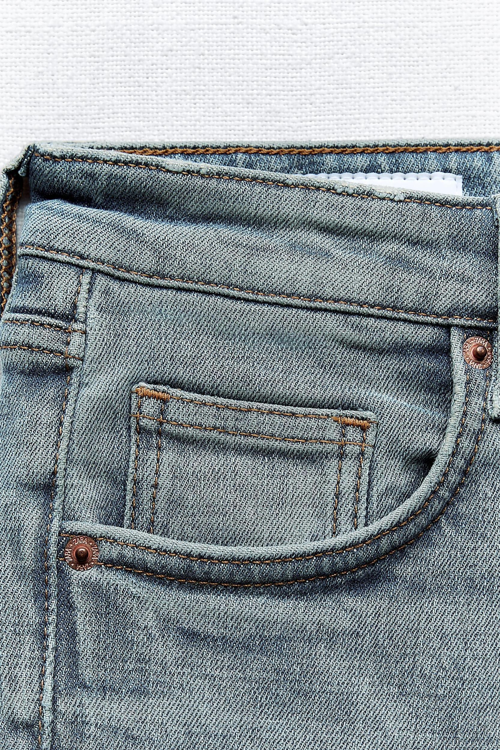FLARED CROPPED HIGH WAIST TRF JEANS Product Image