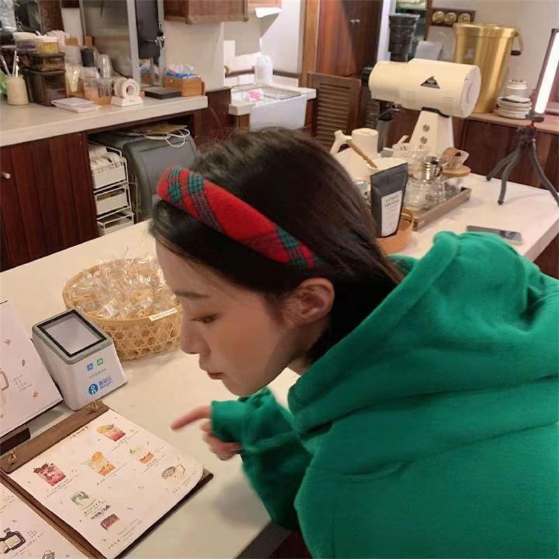Plaid Fabric Headband Product Image
