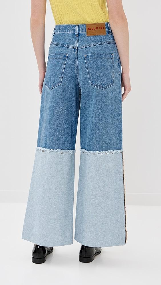 Marni Mega Turn Up Trousers | Shopbop Product Image