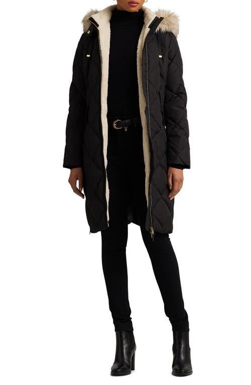 Lauren Ralph Lauren Diamond Puffer Detachable Hoodie Women's Clothing Product Image