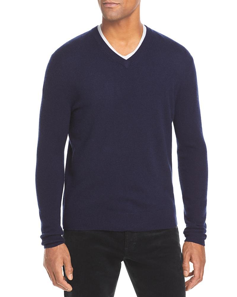 The Mens Store at Bloomingdales Cashmere V-Neck Sweater - Exclusive Product Image