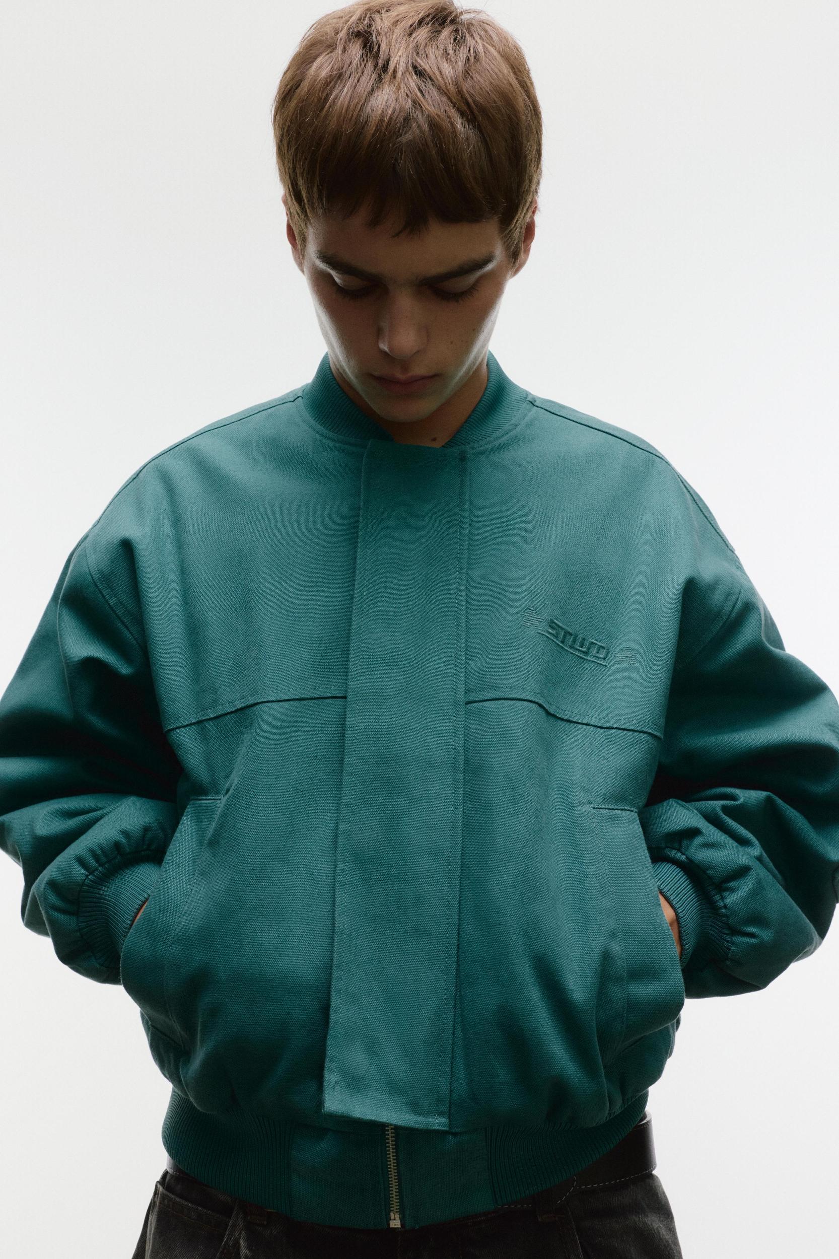 Cotton bomber jacket Product Image