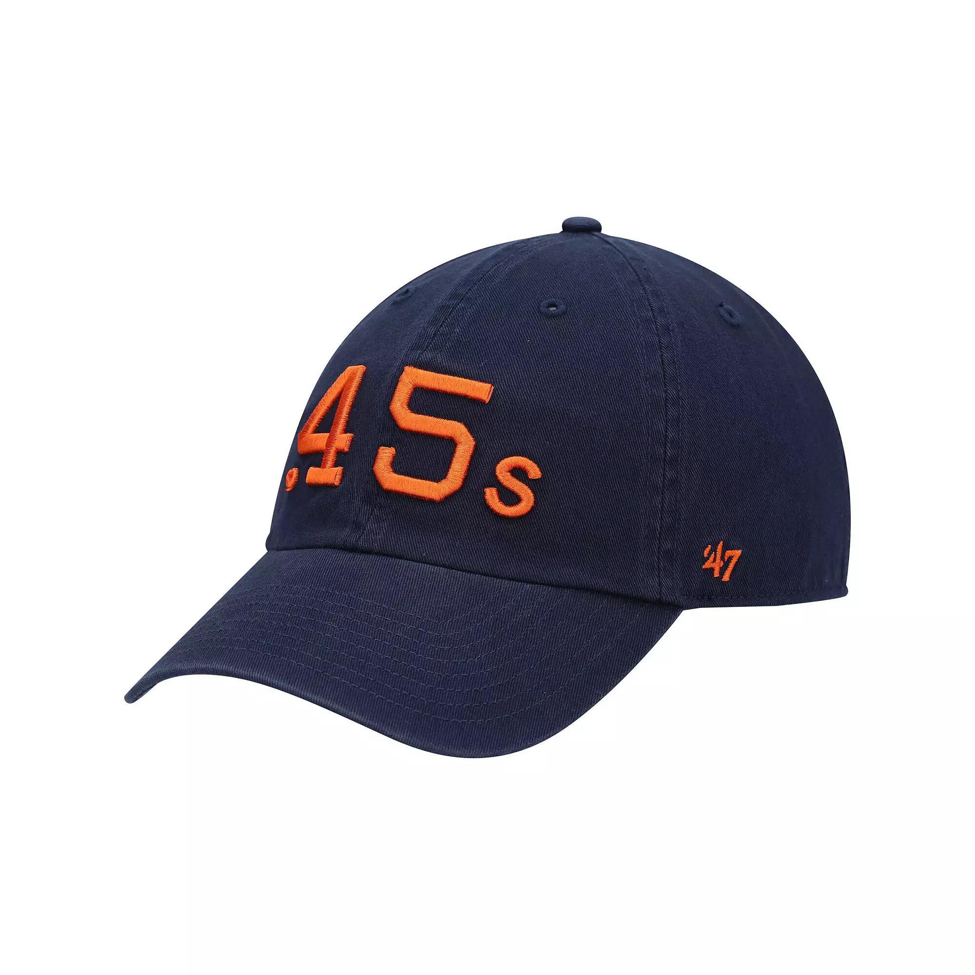Mens 47 Navy Houston Colt .45s Logo Cooperstown Collection Clean Up Adjustable Hat, Mlb Blue Product Image