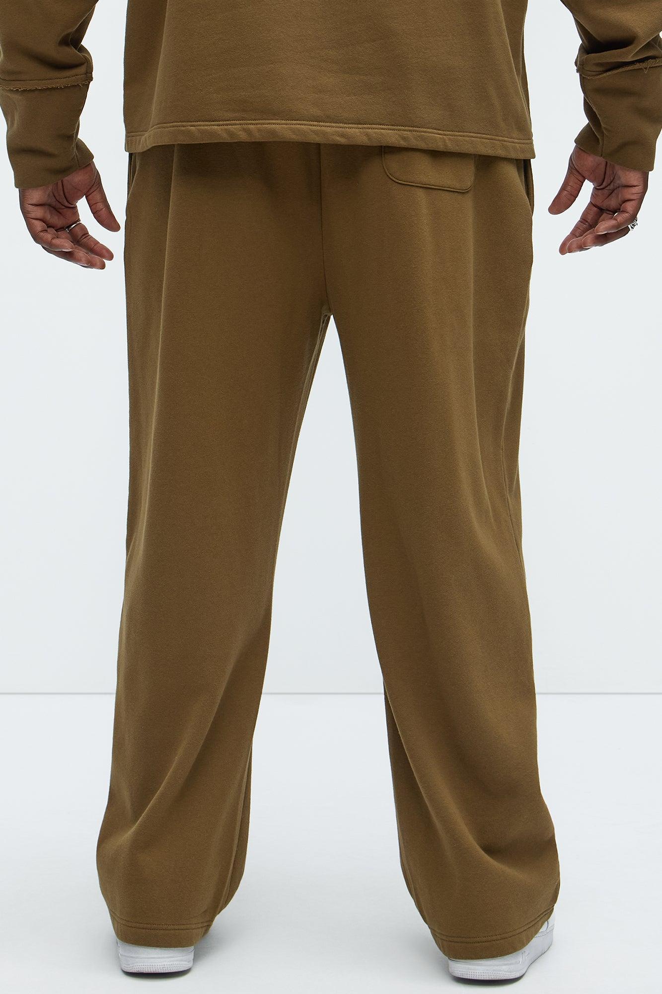 Dream Without Fear Sweatpants - Brown Product Image
