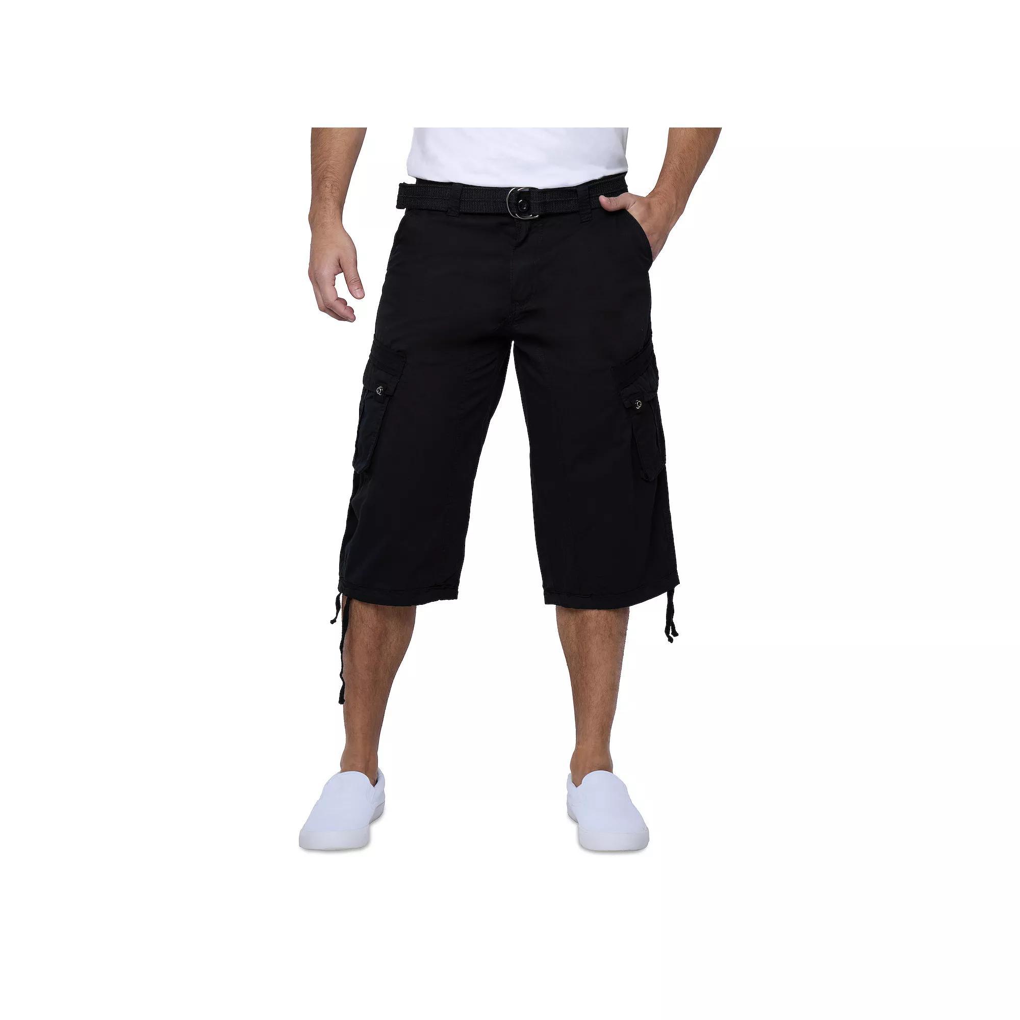 Men's Xray Messenger Belted Cargo Shorts, Size: 40, Green Product Image