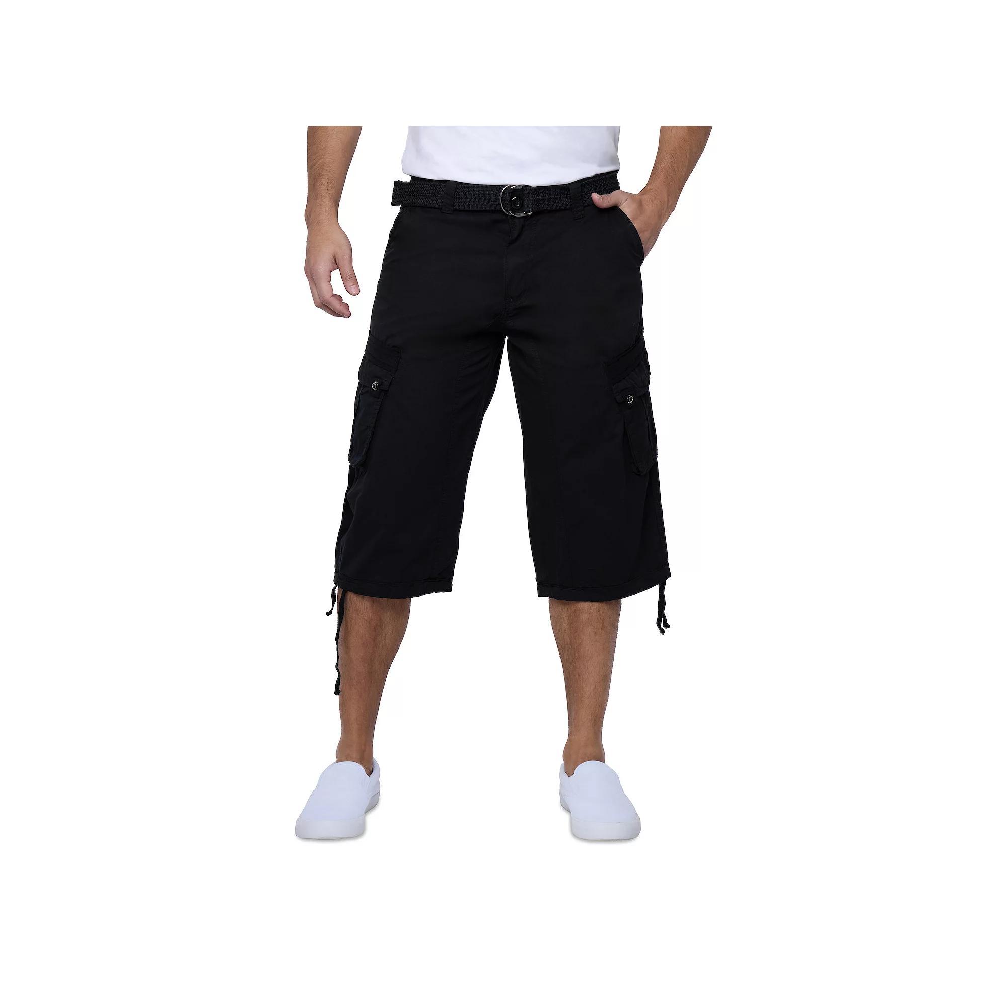 Men's Xray Messenger Belted Cargo Shorts, Size: 40, Green Product Image