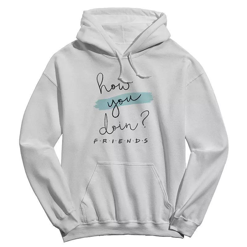 Men's How You Doin Graphic Hoodie, Size: XL, White Product Image