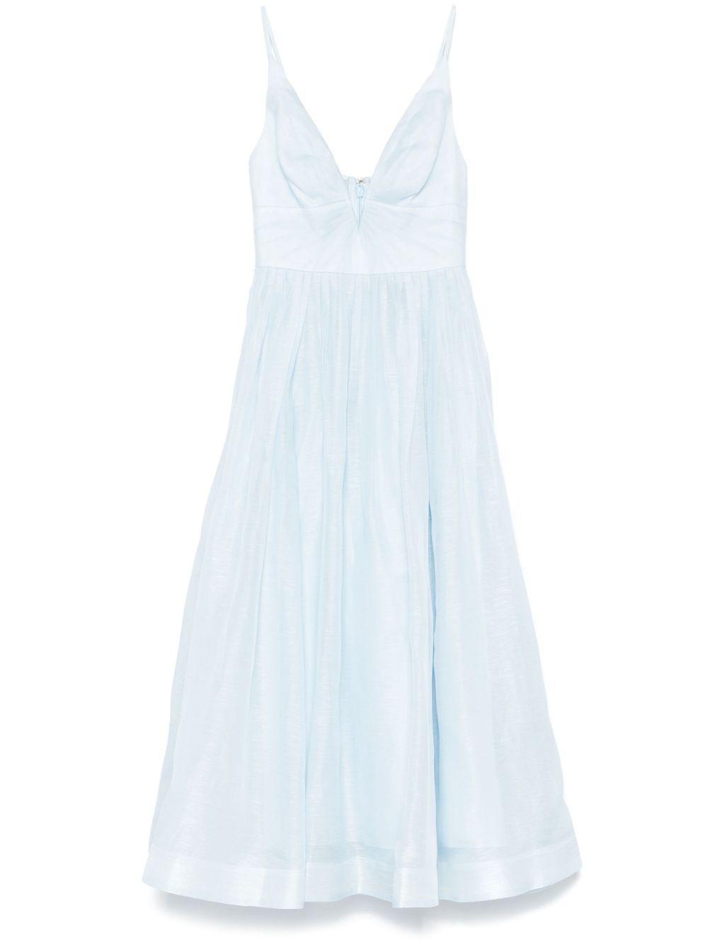 Illuminate V-neck midi dress Product Image