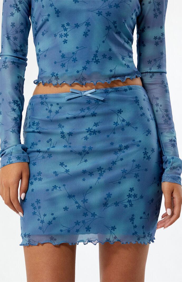 Daisy Street Women's Mesh Mini Skirt Product Image