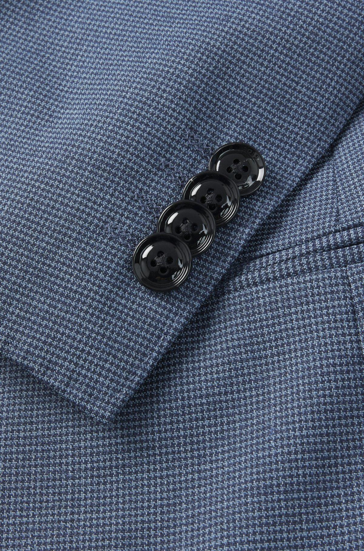 Slim-fit suit in patterned stretch cloth Product Image