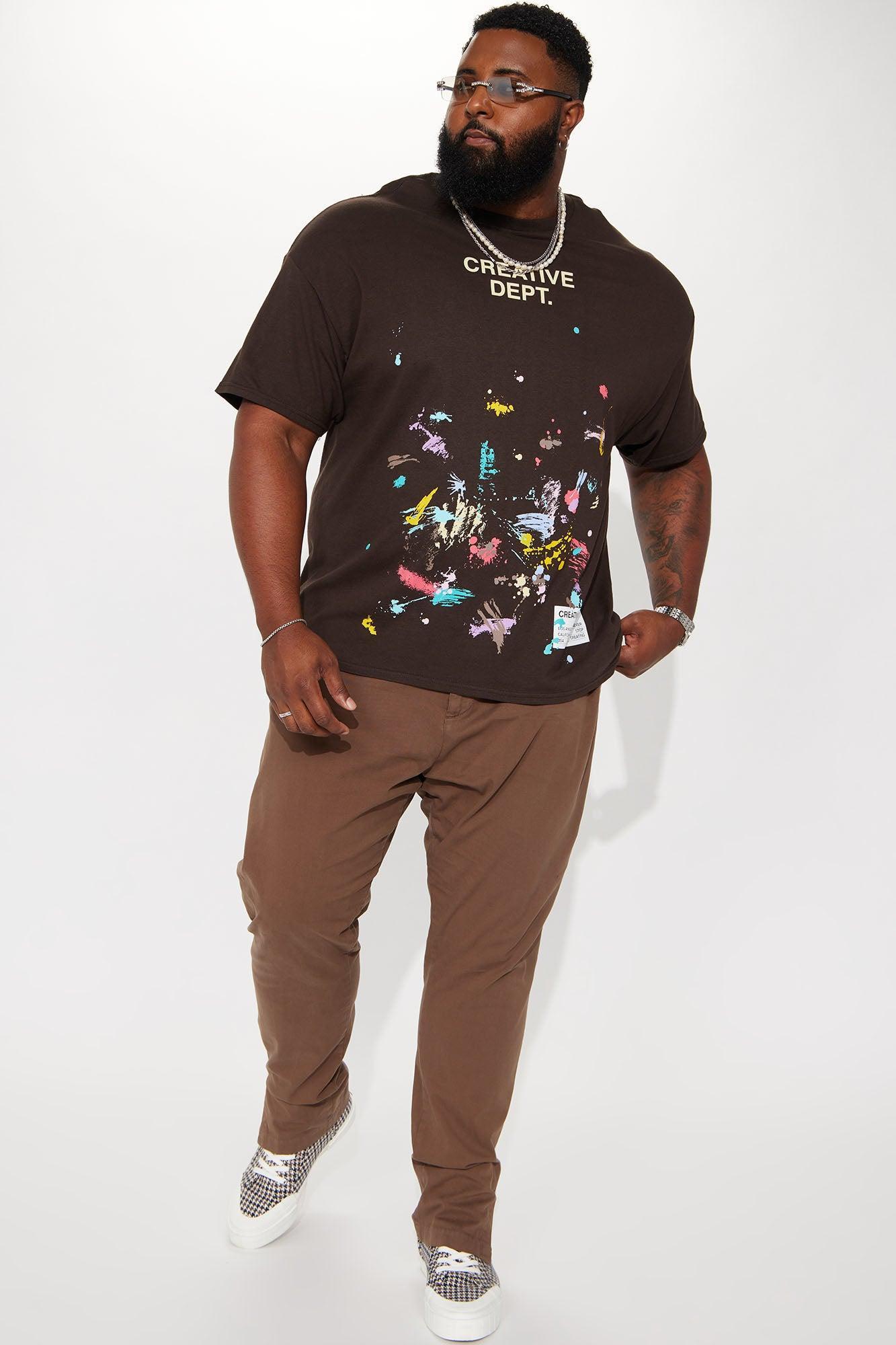 Creative Dept Short Sleeve Tee - Brown Product Image