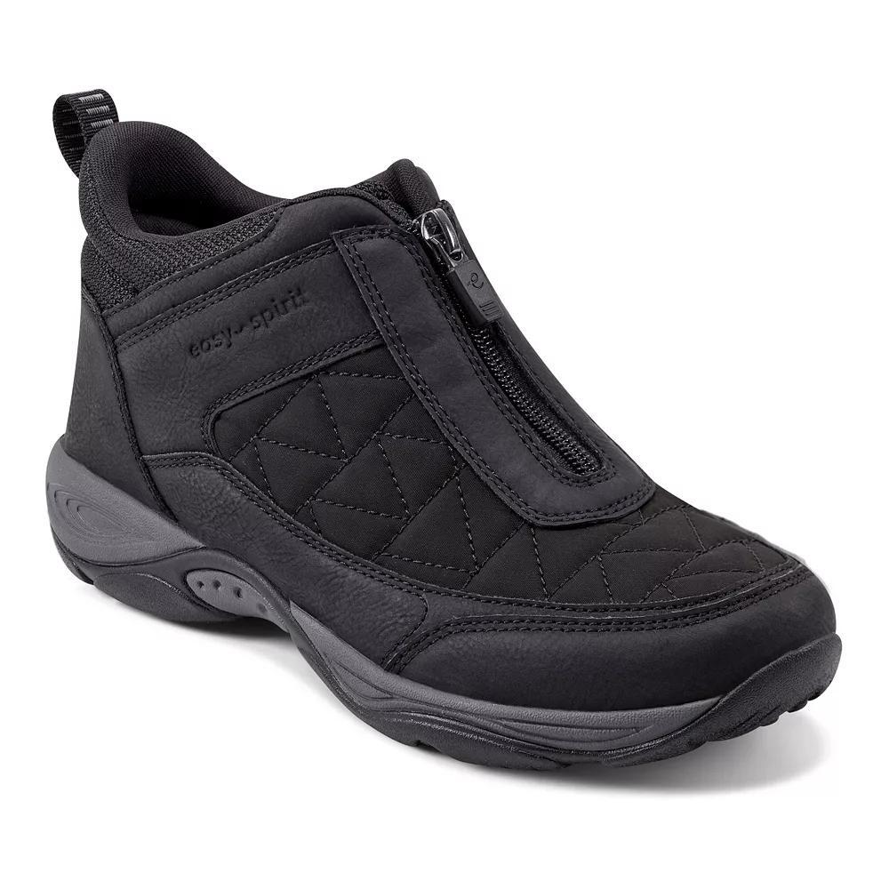 Easy Spirit Erling Water Resistant Women's Zip-Front Ankle Boots, Size: 8 Wide, Black Product Image