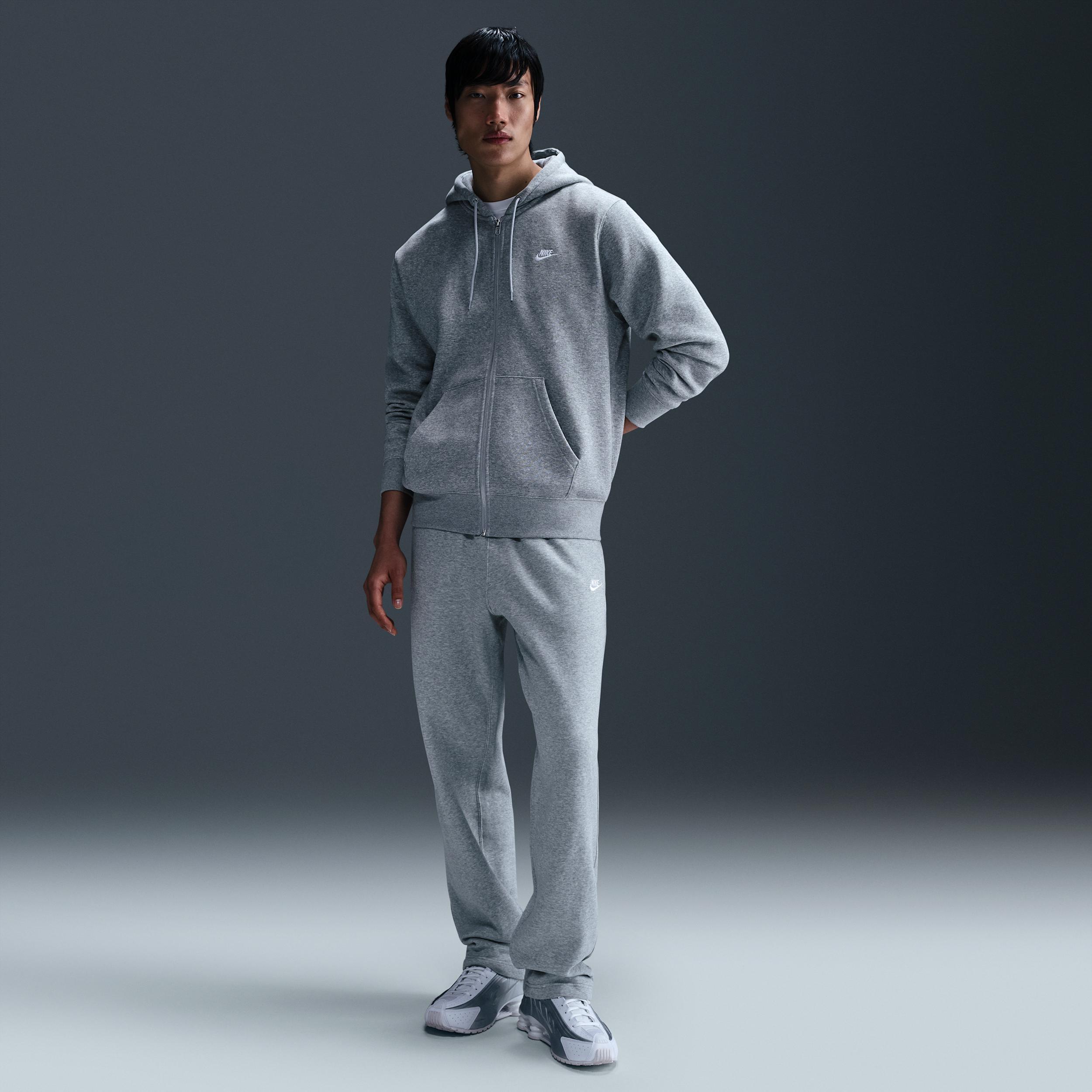 Nike Men's Club Full-Zip Fleece Hoodie Product Image