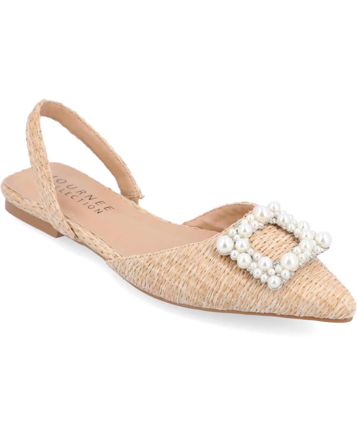 Journee Collection Womens Hannae Wideflat Product Image