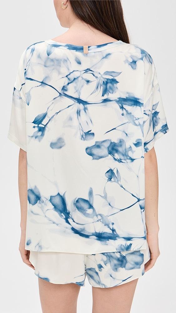 Lunya Lunya X Grace Dines Washable Silk Tee Shirt PJ Set | Shopbop Product Image