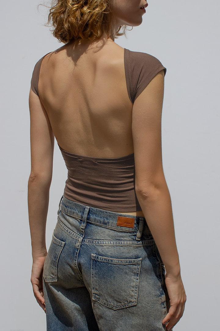 Boat neck t-shirt Product Image