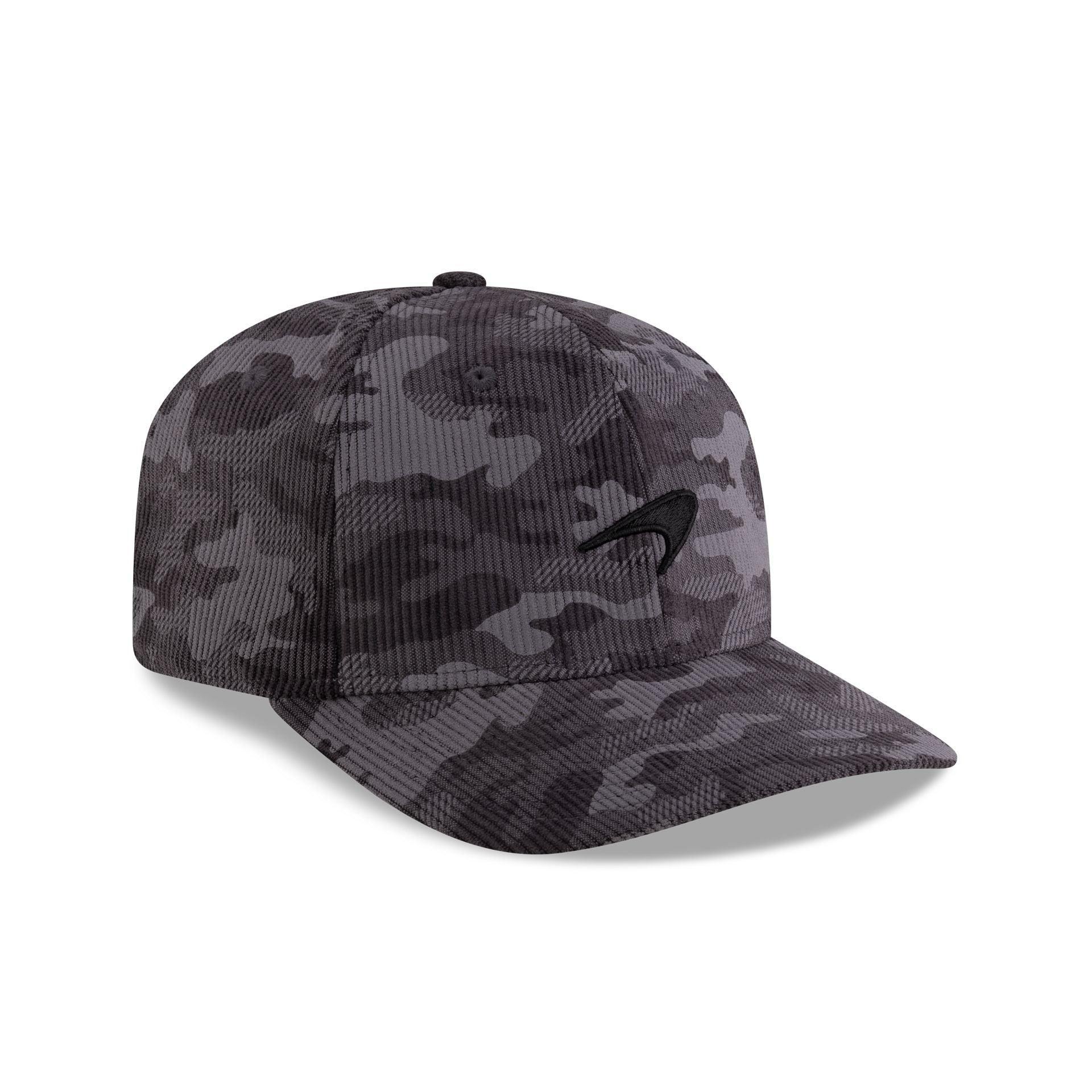 McLaren Formula 1 Team Gray Camo Cord 9FIFTY Pre-Curve Snapback Hat Male Product Image