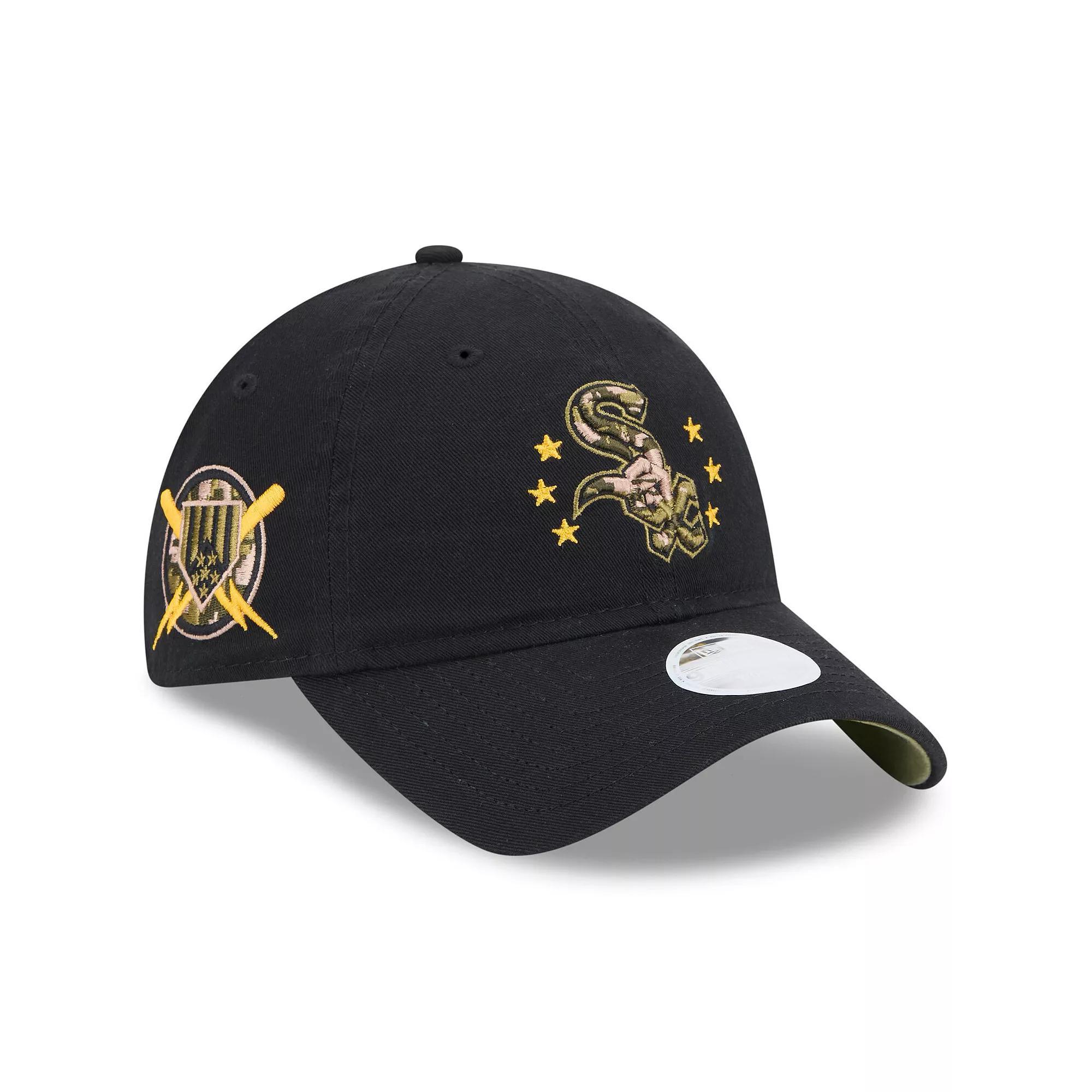 Men's New Era  Black Chicago Cubs 2024 Armed Forces Day 9TWENTY Adjustable Hat Product Image