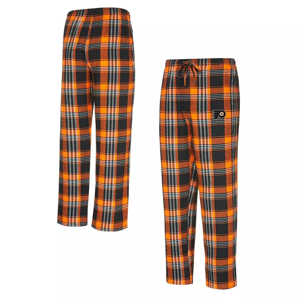 Men's Concepts Sport Orange/Black Philadelphia Flyers Region Flannel Sleep Pants, Size: Large, Fly Orange Product Image