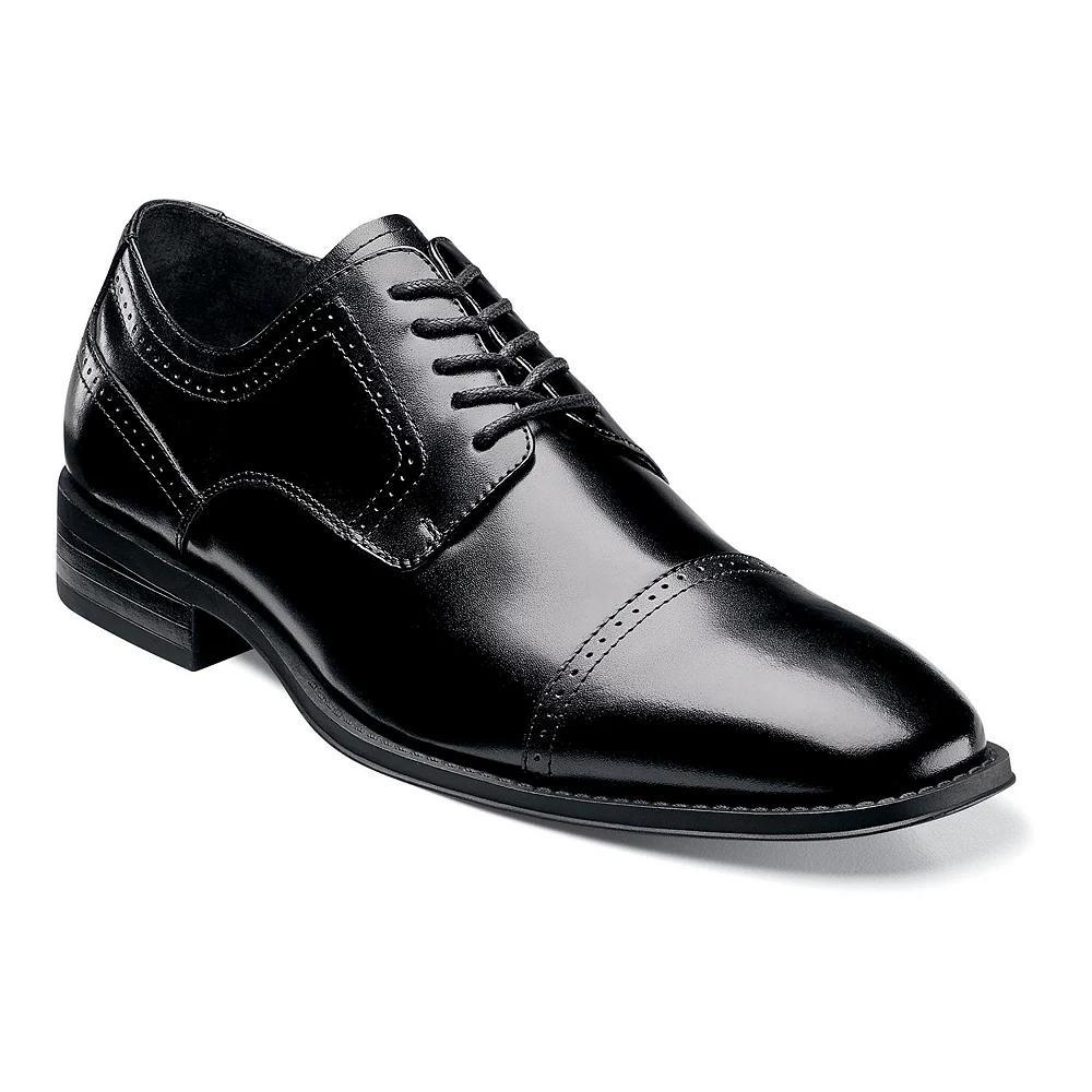 Stacy Adams Waltham Men's Leather Dress Shoes, Size: 8.5, Black Product Image