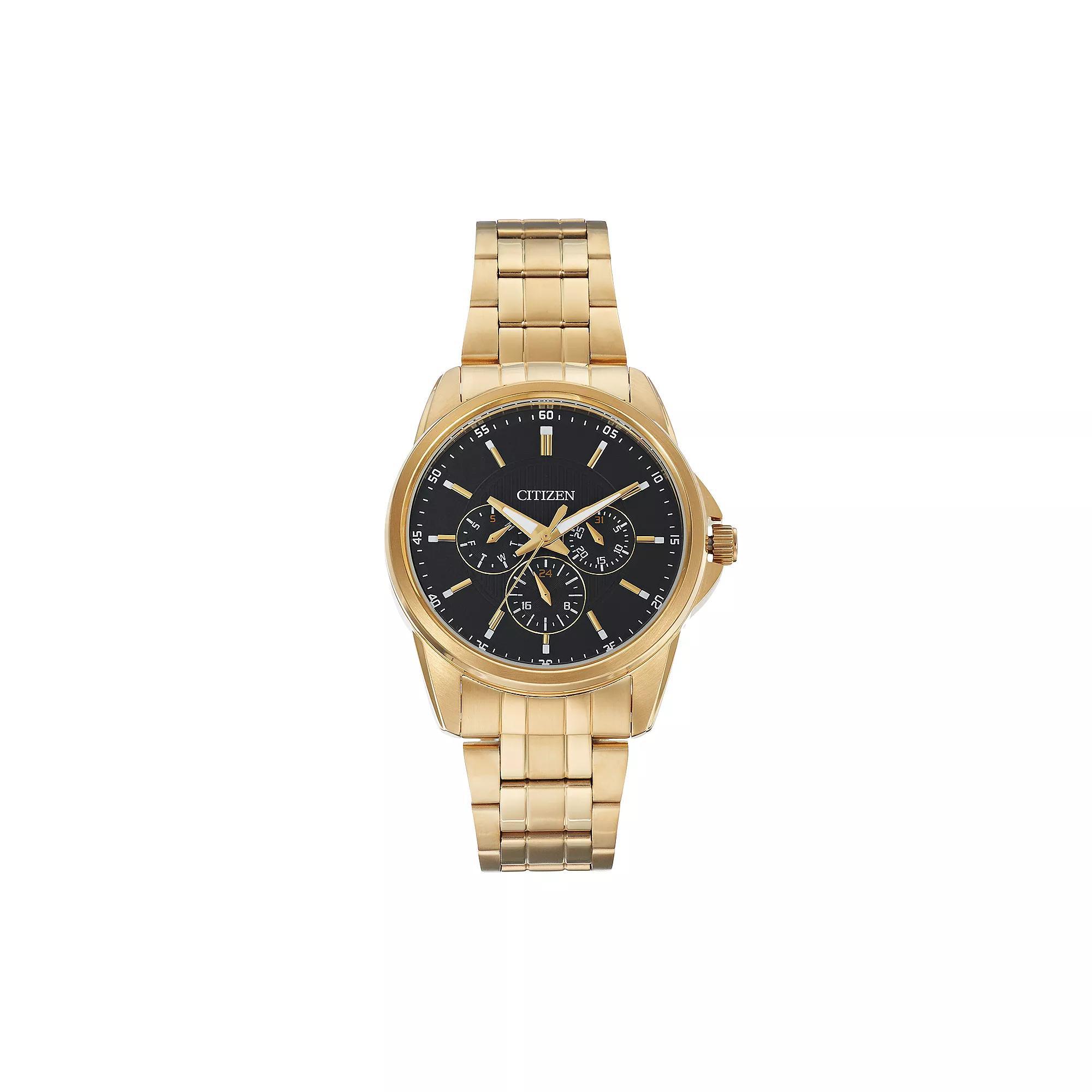 Citizen Mens Stainless Steel Watch, Gold Tone Product Image