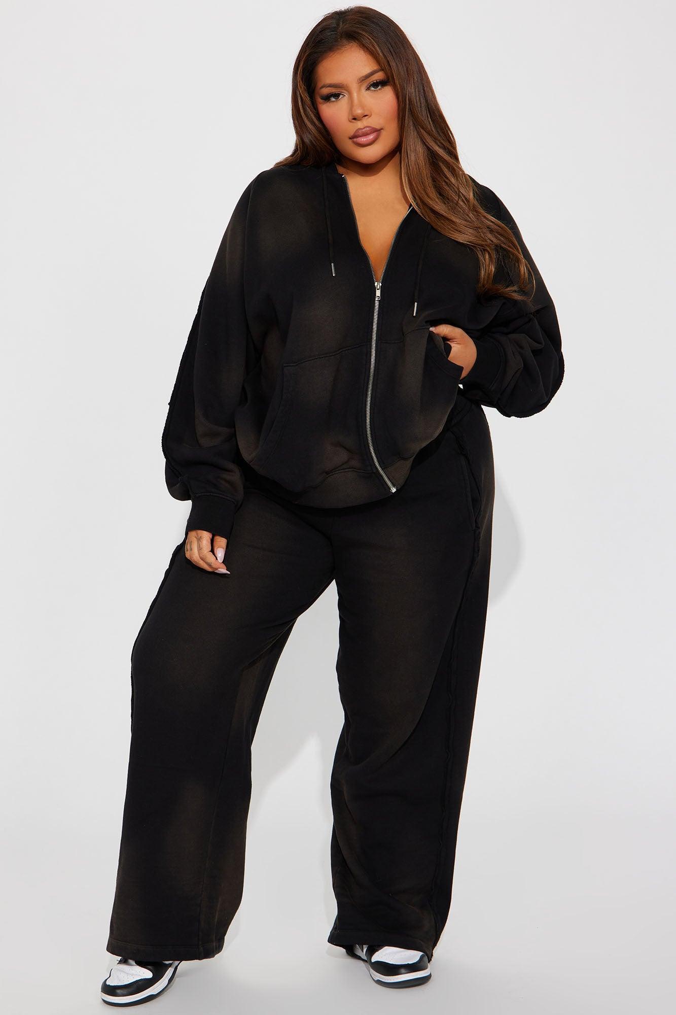 Serenity Washed Lounge Pant - Black Product Image