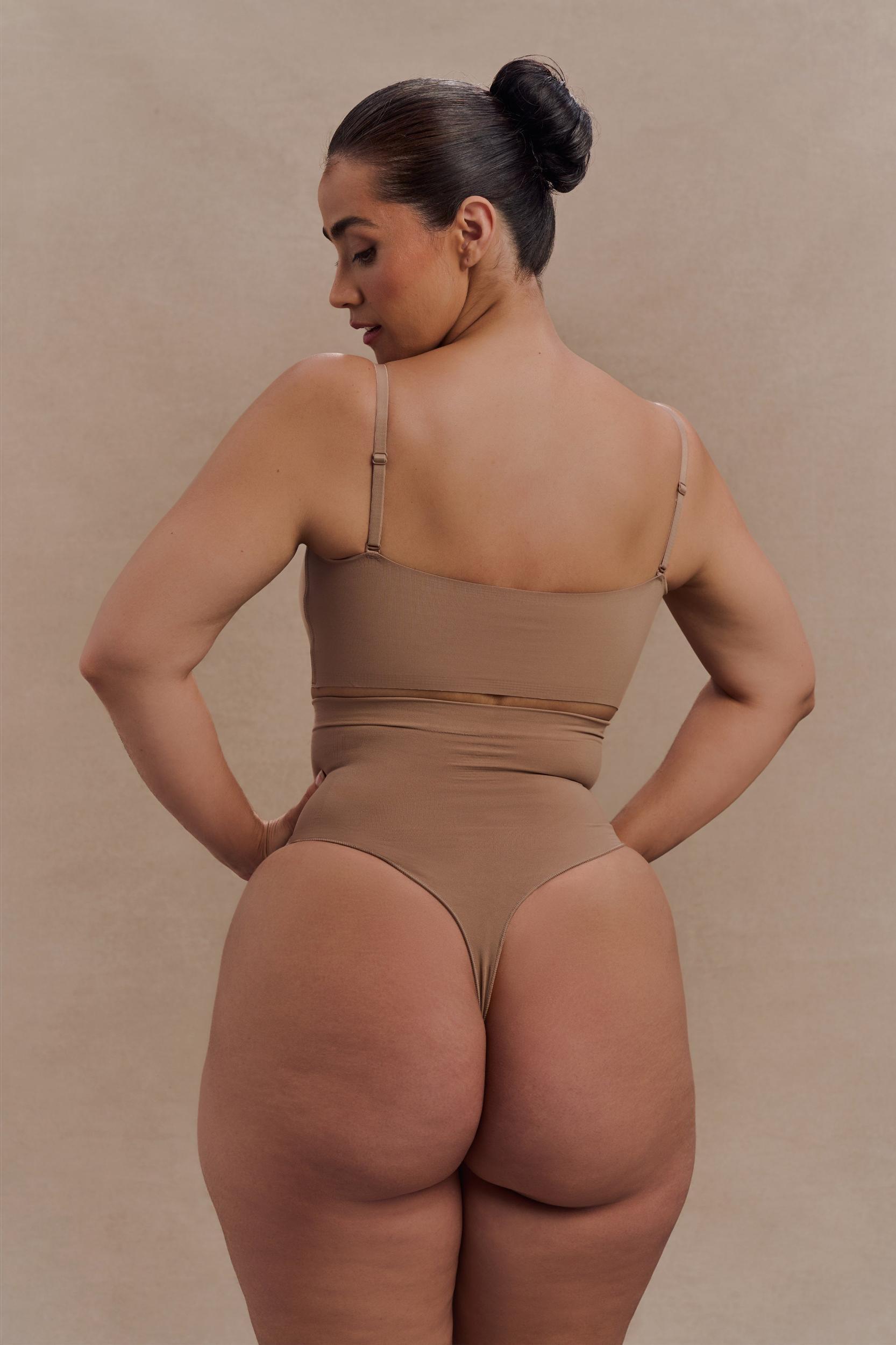 Saria High Waist Shapewear Briefs - Latte Product Image