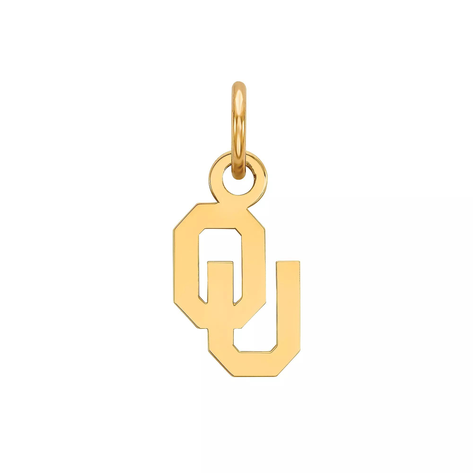 LogoArt 14K Gold Over Silver Oklahoma Sooners Pendant, Womens 14k Plated Product Image