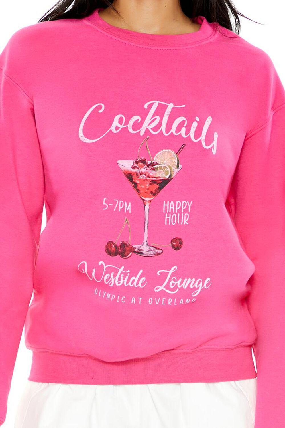 Cocktails Fleece Pullover | Forever 21 Product Image