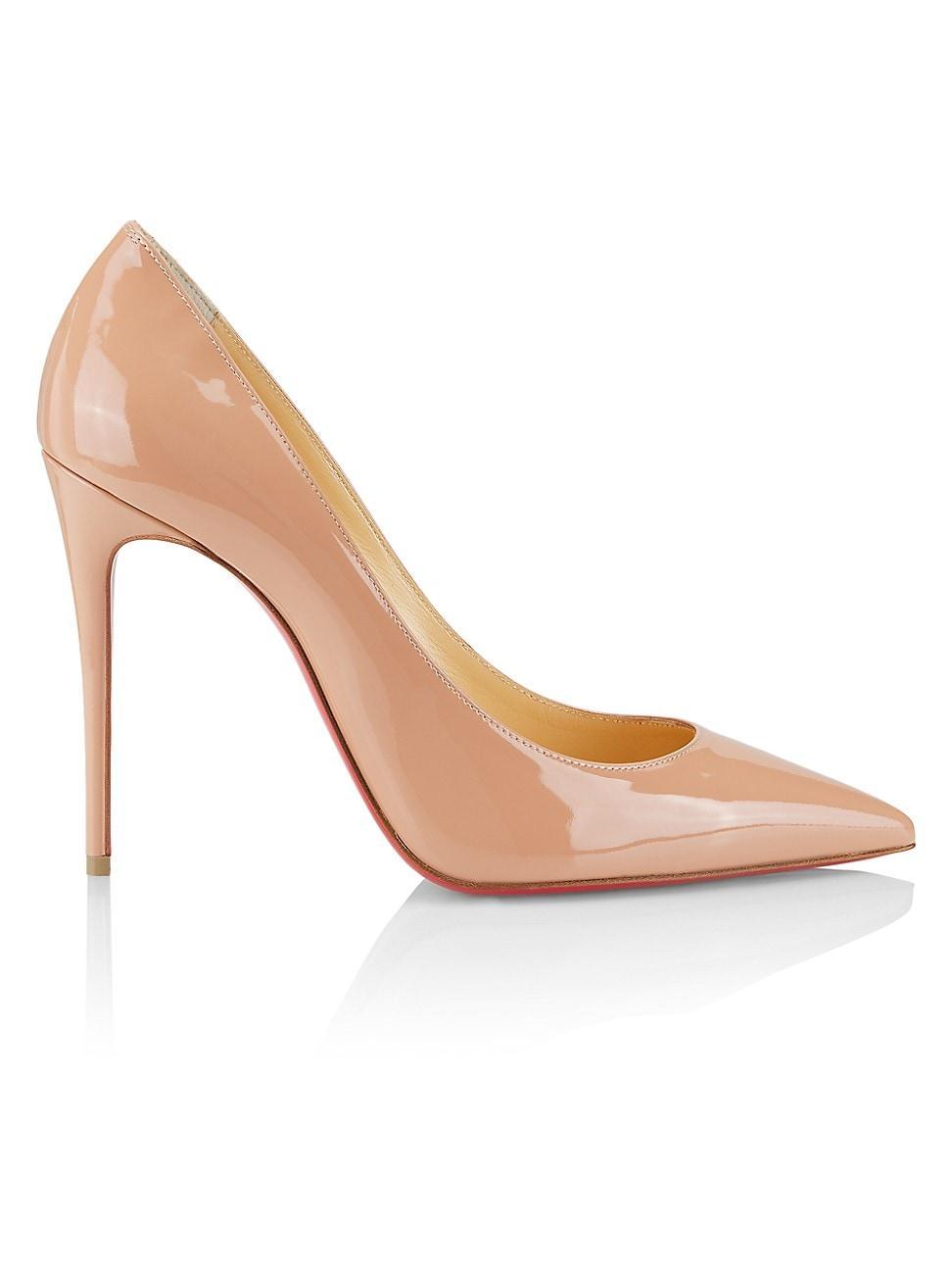 Womens Kate 100MM Patent Leather Pumps Product Image