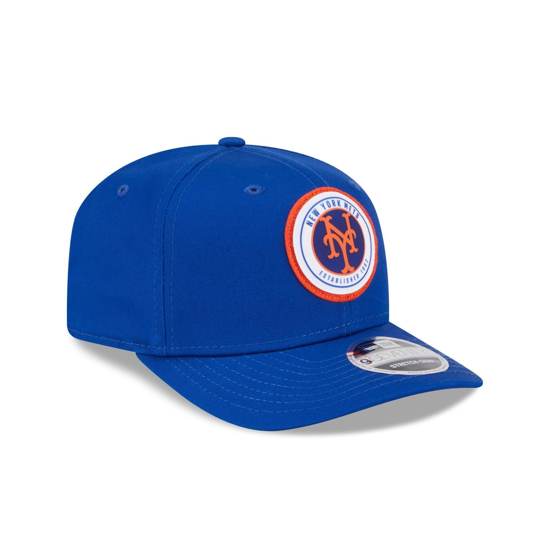 New York Mets Circle Patch 9SEVENTY Stretch-Snap Hat Male Product Image