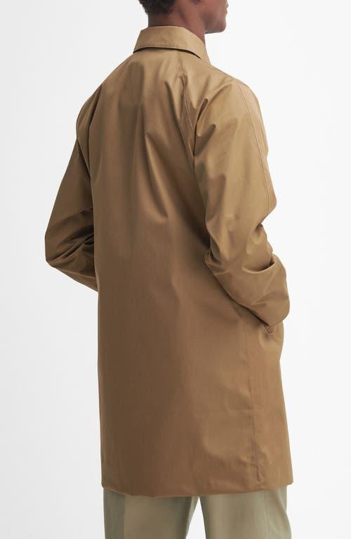 BARBOUR Lorden Waterproof Overcoat In Sand/blue Granite Tartan Product Image