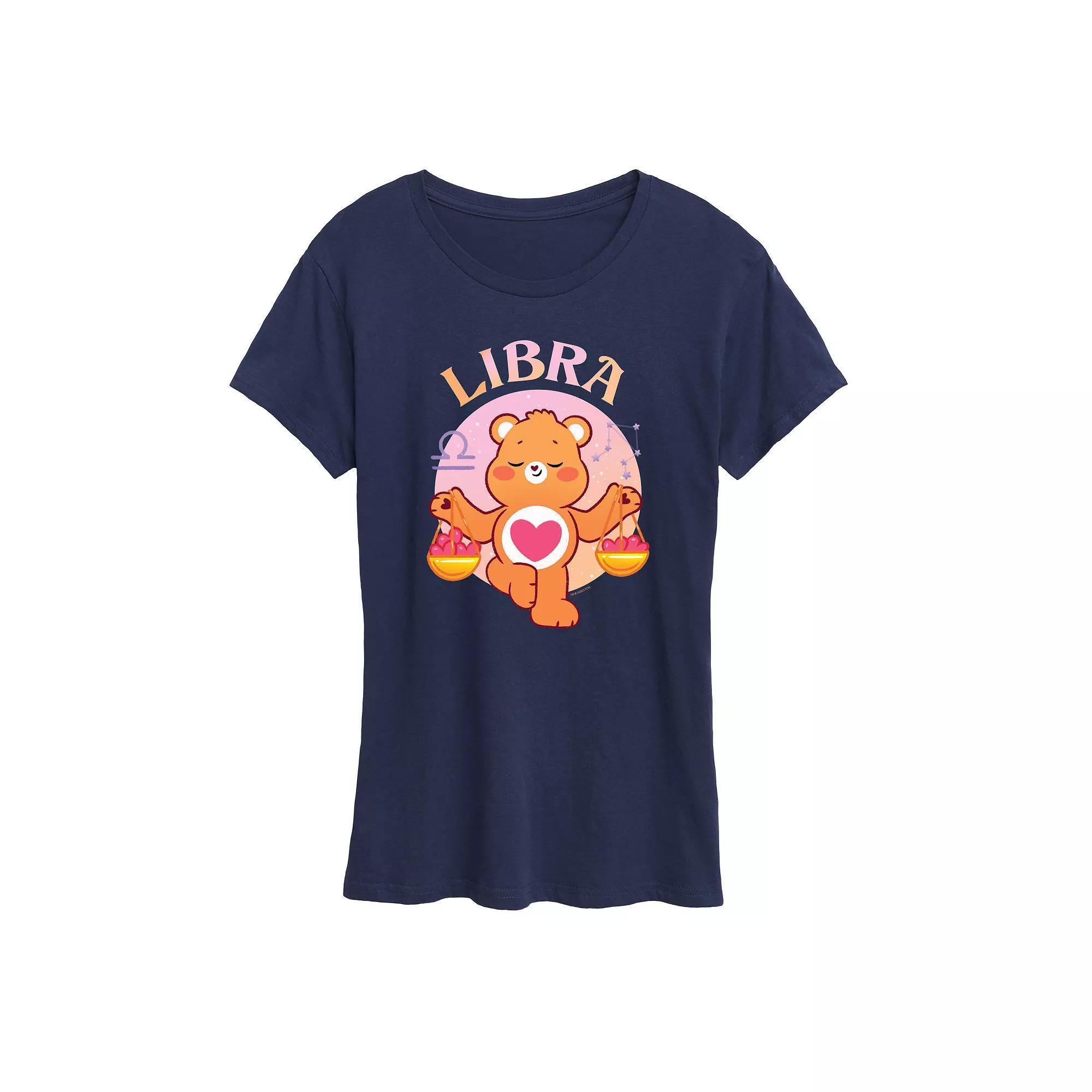 Womens Care Bears Libra Graphic Tee, Girls Product Image
