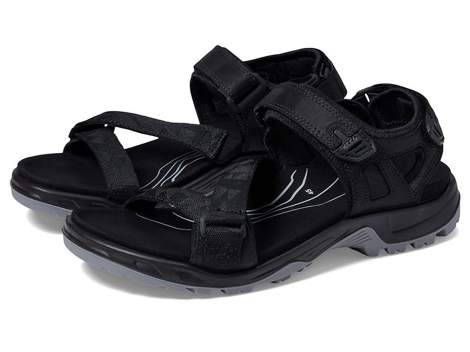 ECCO Sport Yucatan Coast Sandal Black) Men's Shoes Product Image