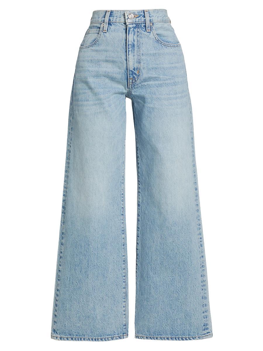 Womens Grace Wide-Leg Ankle Jeans Product Image
