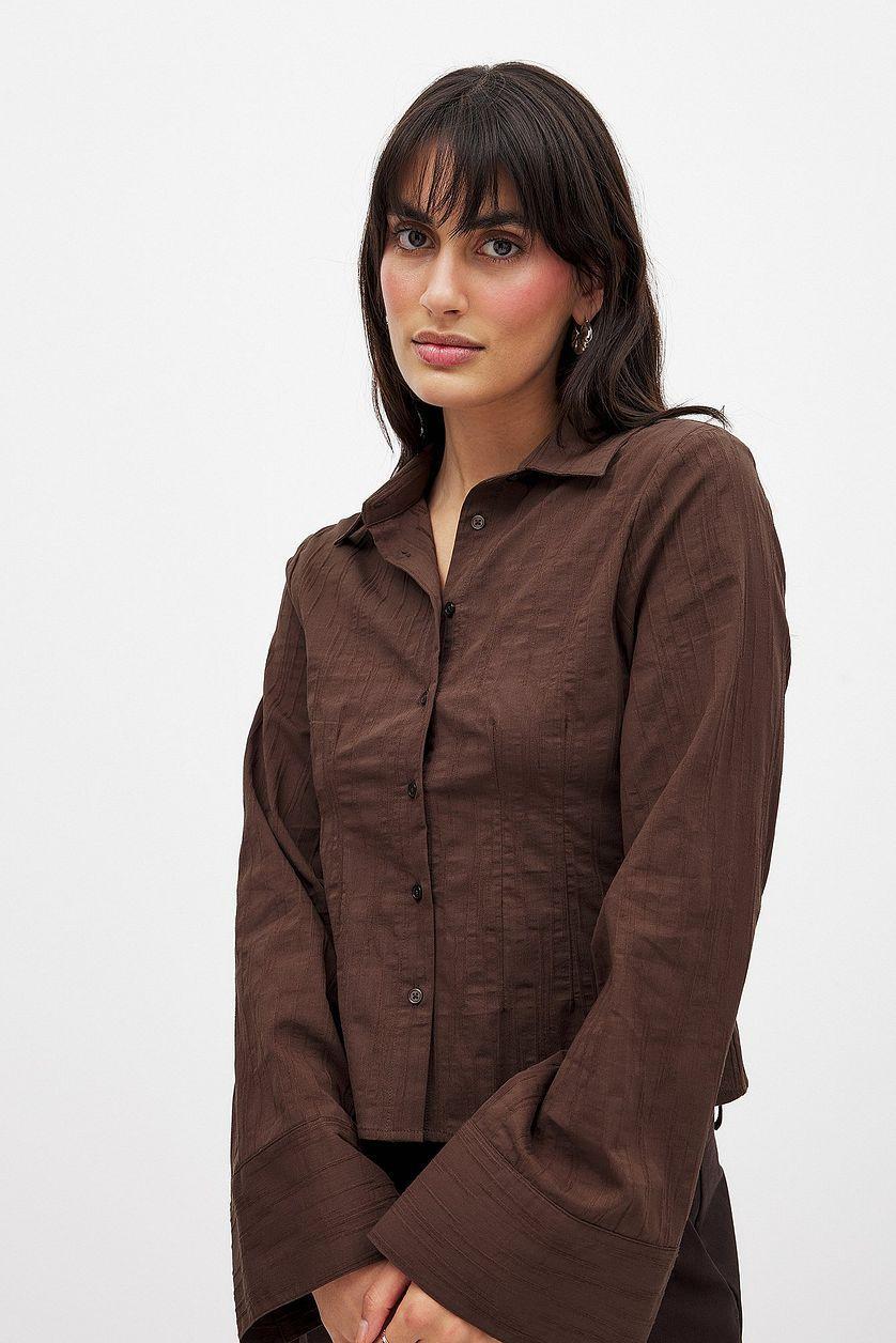 Fitted Wide Cuff Shirt Product Image