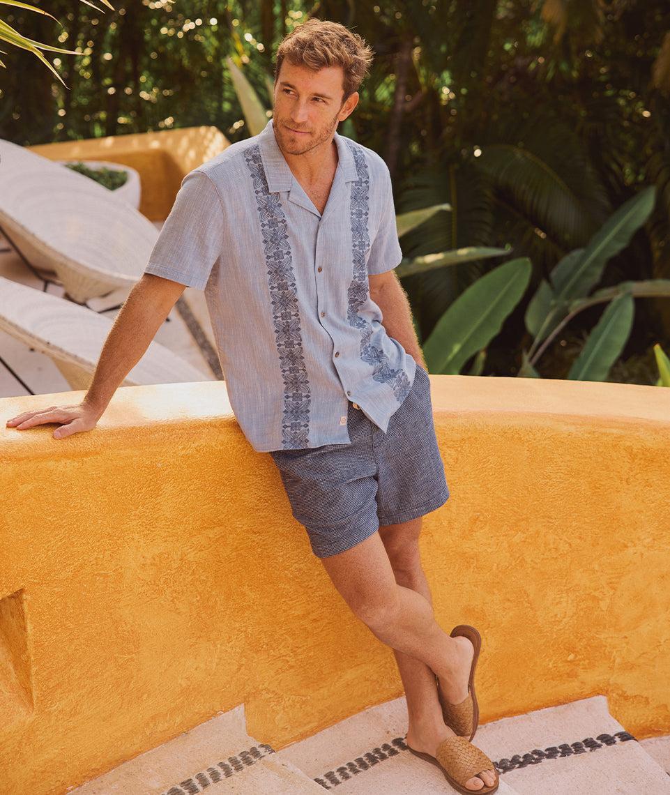 Stretch Selvage Long Sleeve Shirt Product Image