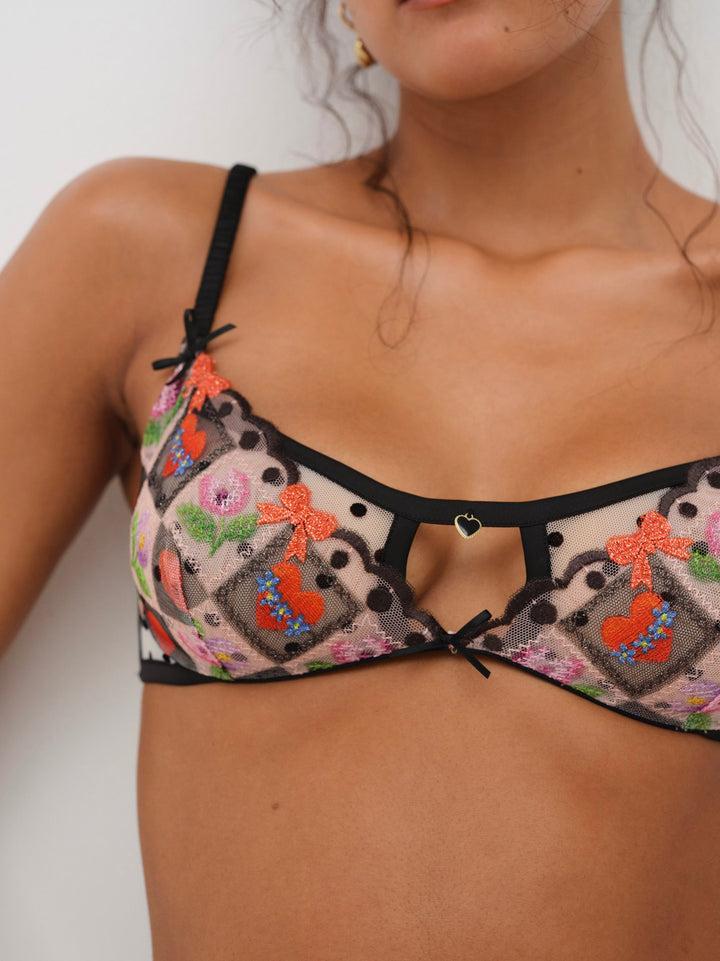 Paris Underwire Bra — Black Product Image