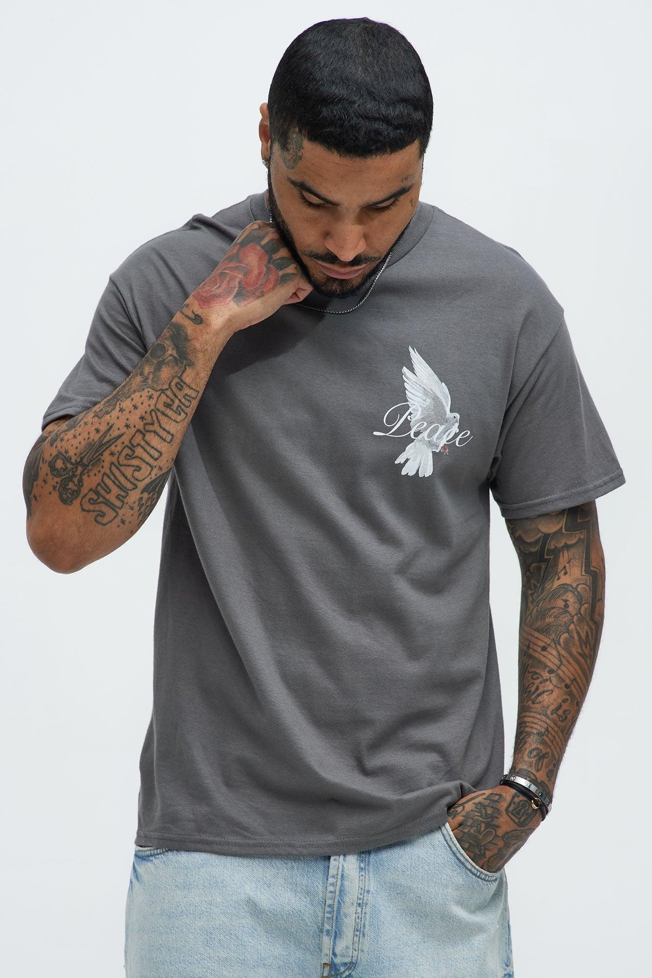 Peace Together Short Sleeve Tee - Charcoal Product Image